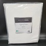 New Madison Park Cotton Luxury Blanket Soft And Cozy 100% For Bed/couch. Fixed Price $55.00.