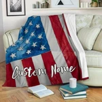 American Flag Patriot Fleece Blanket - Cozy Bedding Cor Gift. Fixed Price $46.99.