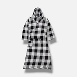 Ella Jayne Black/white Check 10LB Wearable Weighted Snuggle Blanket, 50" X 75". Fixed Price $44.10.