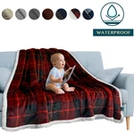 Waterproof Blanket For Couch Sofa Bed Protector Cover Waterresistant Large 80X60. Fixed Price $34.99.