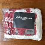 Eddie Bauer Throw Blanket Grizzly Peak Reversible Sherpa Red Rustic Cabin Sealed. Fixed Price $34.99.