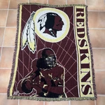 Washington Redskins Northwest Company Usa Tapestry Throw Blanket 54"X43". Fixed Price $39.95.