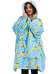 Kfubuo Wearable Blanket Hoodie For Adults Sherpa All Patterns Oversized Sweat.... Fixed Price $83.99.