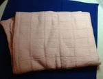 Pink Baby Blanket Hand Made (looks Like Pottery Barn No Labels) 30 X 48" 021326B. Fixed Price $14.99.