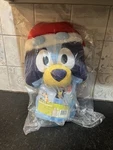 Bluey Santa Hat Hooded Blanket 30 X 50 New. Fixed Price $30.00.