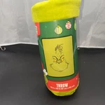 Grinch Franco Green Throw Size 46" X 60" New. Fixed Price $24.36.
