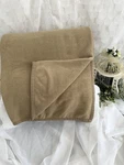 Downtown Company Luxury Blanket King Tan Cotton Portugal Cashmere Soft Thick!. Fixed Price $68.00.