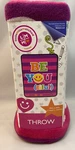 Little Miss Matched Be You (tiful) Throw 46" X 60" - Brand New. Fixed Price $14.00.