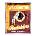 Washington Redskins 50" X 60" Mink Sherpa Throw Multi Color Northwest. Fixed Price $59.95.