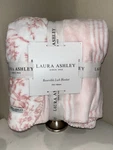 1-NWT Laura Ashley Reversiblepink Delphine Floral Designfull/queen Blanket. Fixed Price $85.00.