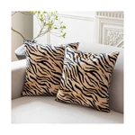 Carrie Home Tiger Decor Animal Print Pillow Covers Soft Velvet Throw Pi.... Fixed Price $26.17.