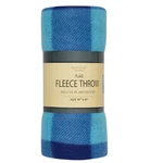 Northpoint Fleece Throw Blanket Blue Plaid 50"X60" Lightweight And Warm New. Fixed Price $10.00.
