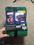 Marvel Avengers Plush Throw Blanket 62 In X 90. Fixed Price $11.90.