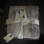 Berkshire Lavender Polyester Throw Blanket 50 X 60 In Solid Color Bedroom. Fixed Price $29.95.