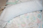 Lush Decor Baby Pixie Fox Throw Gray Pink Sherpa 30X40 Nip Msrp $55. Fixed Price $17.00.
