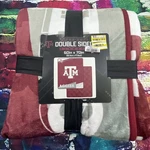 New Repack : Ncaa Texas A&m Aggies Throw Blanket 60X70 Ultra Soft Double Sided. Fixed Price $15.00.