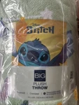 The Big One Oversized Disney Stitch Holiday Super Soft Throw Blanket, 5' X 6'. Fixed Price $34.99.
