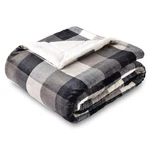 Sochow Buffalo Plaid Sherpa Fleece Throw Blanket, Doublesided Checkered Super.... Fixed Price $51.62.