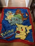Vintage Northwest Pok Mon Throw Blanket Gotta Catch Em All Characters. Fixed Price $79.99.