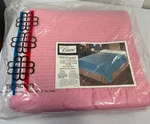 New Vintage Beacon Blanket Napped Thermal Weave Nylon Trim 72 X90 Twin Or Full. Fixed Price $75.00.
