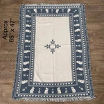 Vtg 1989 Mww Cats And Heart Tapestry Throw Blanket Fringe Blue White Cottagecore. Fixed Price $22.87.