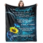 Givetoyou For My Daughter Blanket From Mom As 60"X50", GIFTS1. Fixed Price $37.54.