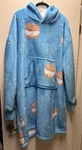 Snuggie Blanket With Sleeves - Adult Wisconsin State Fair Cream Puffs. Fixed Price $9.99.