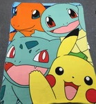Northwest Pokemon Pikachu Charmander Fleece 40" X 60" Childrens Blanket Throw. Fixed Price $14.99.