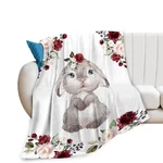 40X50 Inch Cute Easter Rabbit Bunny Fleece Throw Blanket Soft Cozy Plush. Fixed Price $34.36.