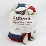Mervyn's Sierra Home Collections Quilted Berber Throw Blanket 50" X 60" Flawed. Fixed Price $9.00.