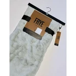 Frye Faux Fur Throw Blanket 50 70" Nwt Reversible Mint Green Lt. Sage Textured. Fixed Price $100.73.