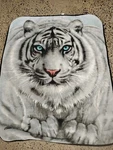 The Northwest White Tiger Throw Blanket Collin Bogle 48" X 60". Fixed Price $15.00.