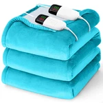 Bomova Heated Electric Blanket Queen Size - 84 X 90 Heating Dual. Fixed Price $89.69.