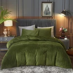 Ivellow Velvet Duvet Cover Set Sage Green Queen, Emerald. Fixed Price $65.23.