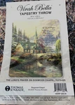 The Lords Prayer Thomas Kinkade Tapestry Throw Blanket On Dogwood Chapel 50X60. Fixed Price $44.97.