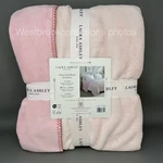 Laura Ashley Full/queen Reversible Ultimate Plush Blanket 90X90" Blush & Pink. Fixed Price $71.99.