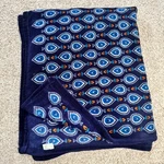 Vera Bradley Navy Blue Marrakesh Motif Soft Plush Fleece Throw Blanket 50X80. Fixed Price $36.95.