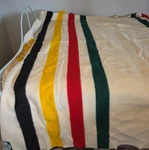 Vntg Pendleton Glacier National Park Series Wool Blanket Made Is Usa 80 X 84. Fixed Price $195.00.