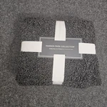 Hudson Park Collection Teddy Faux Fur Throw Blanket Gray 50X70 New. Fixed Price $10.50.