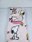 Peanuts New Franco 50IN X 70IN Soft Plush Throw Blanket Snoopy & Woodstock Pink. Fixed Price $40.00.