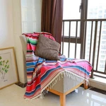Xplanet 84 59 Inch Mexican Serape Bay Window Blanket, Table.... Fixed Price $32.13.