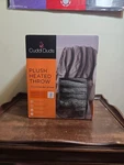 Cuddl Duds Plush Heated Throw Blanket Gray Standard 50X60 Nib Settings. Fixed Price $39.00.