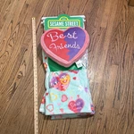 Sesame Street Best Friends Throw Blanket 50X60 Hearts Kids Pillow Cadabby. Fixed Price $33.99.