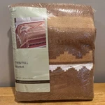 Vtg Aztec Geometric Southwest Walmart Poly Blanket Twin/full 72" X 90" Nos. Fixed Price $35.99.