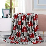 "elegant Comfort Velvet Touch Ultra Plush Christmas Holiday Printed Fleece Throw. Fixed Price $28.99.
