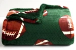 Football Green Super Bowl Game 5X6 Ft Oversized Throw Blanket The Big One New!!. Fixed Price $22.95.