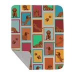 Lots Of Longhaired Dachshund Quilted Blanket 50X60 Artwork Pattern. Fixed Price $73.05.