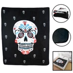 Sugar Skull Blanket 50'' X 60'' Cozy Fleece Throw Dia De Los Muertos. Fixed Price $10.95.