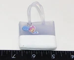 Barbie Clear Tote Bag Doll Clothes Fashionista Mermaid White Purse Strap. Fixed Price $9.86.
