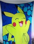 Pokemon The Northwest Company 108" X 63" Pikachu Fleece Soft Large Throw Blanket. Fixed Price $21.99.
